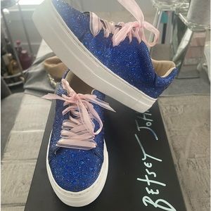 Royal blue betsey Johnson sneakers
